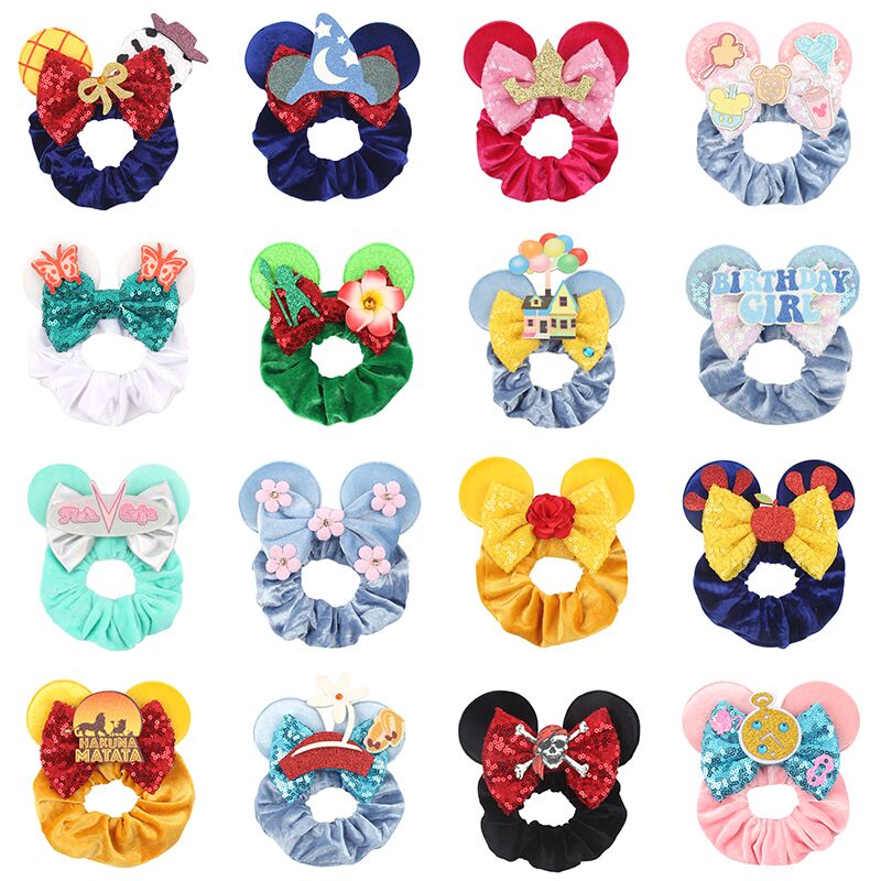 Ribbon Bow Gift - 1 Buah Ikat Rambut Telinga Mickey