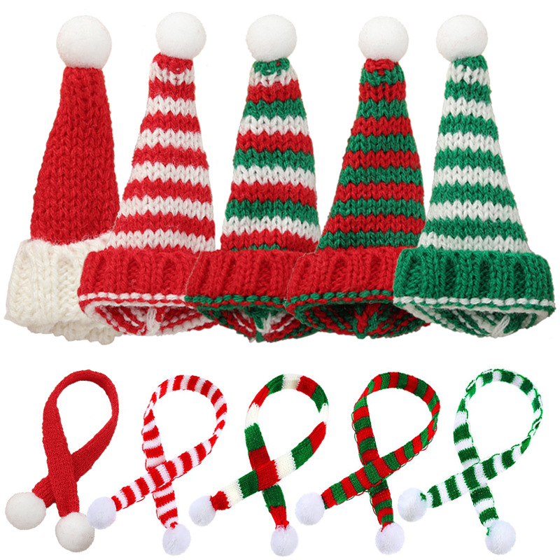 Santa Hat Plush - Topi Syal Boneka Cantik Topi Natal