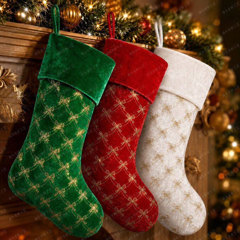 Christmas Stocking Hanging - Ornamen Stoking Natal Baru, Dekorasi Gantung