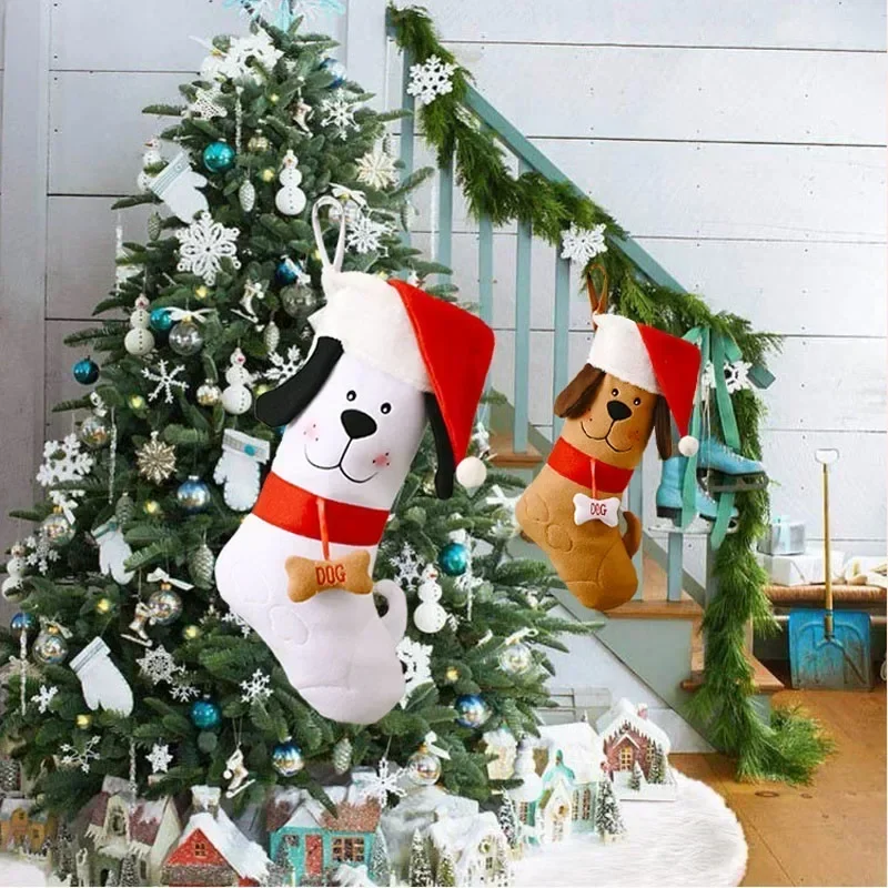 Stoking Natal bentuk tulang an - Christmas Stocking Hanging ulasan dan harga