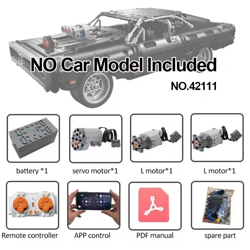 Kit Modifikasi Motor RC Teknis - Lego Set Technic ulasan dan harga
