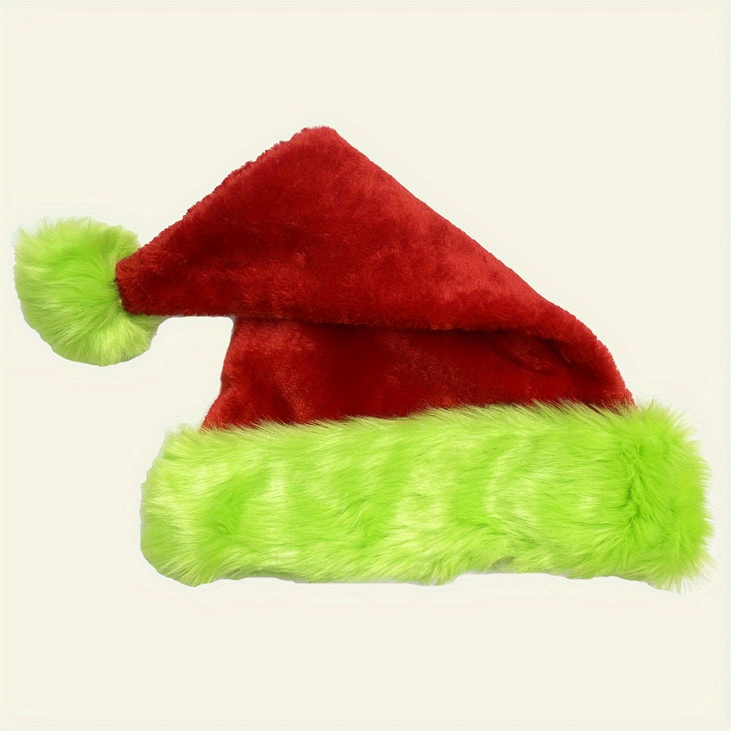 Topi Santa Merah Berpinggiran  - Santa Hat Plush ulasan dan harga