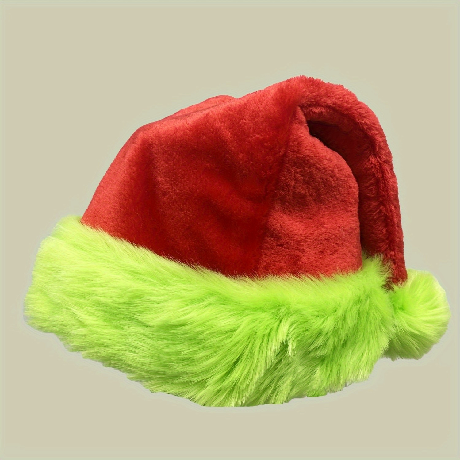Topi Santa Merah Berpinggiran  - Santa Hat Plush ulasan dan harga