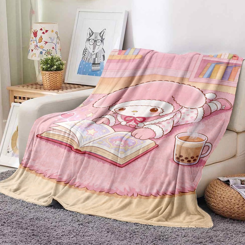 Selimut Sanrio Cozy Pink Flann - Christmas Throw Blanket ulasan dan harga