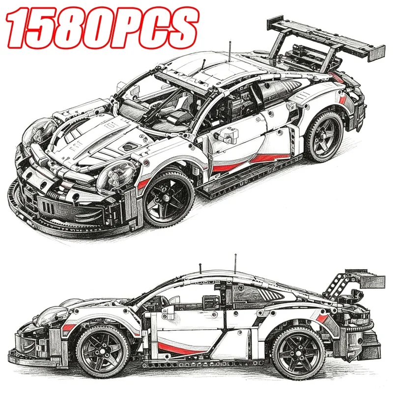 1580PCS Set Blok Bangunan Mobi - Lego Set Technic ulasan dan harga
