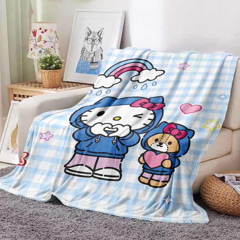 Selimut Sanrio Hello Kitty Bea - Christmas Throw Blanket ulasan dan harga