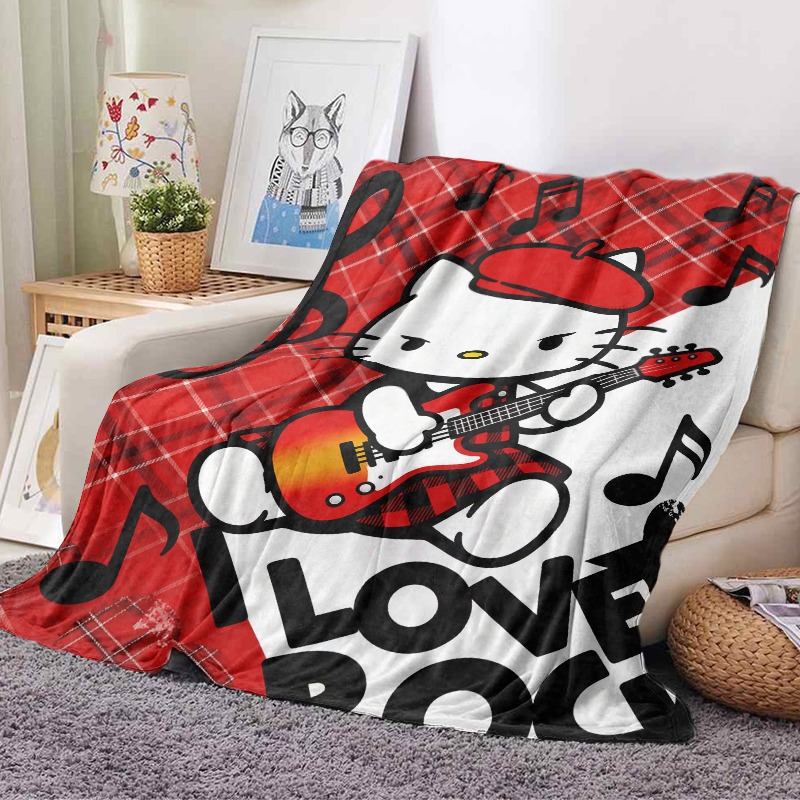 Selimut Sanrio Hello Kitty Roc - Christmas Throw Blanket ulasan dan harga