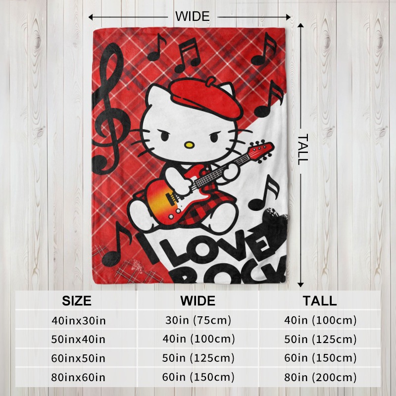 Selimut Sanrio Hello Kitty Roc - Christmas Throw Blanket ulasan dan harga