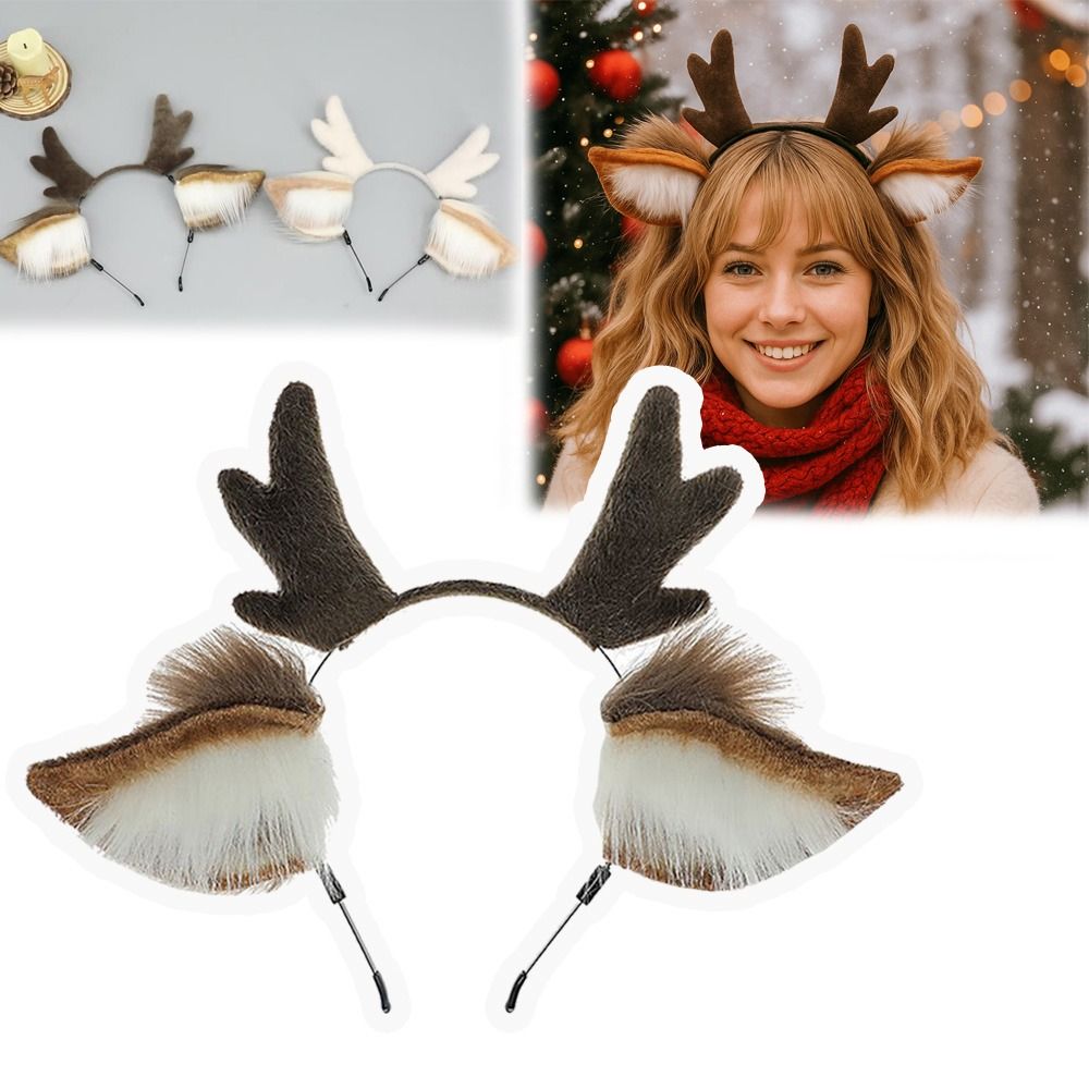 Headband Tanduk Rusa Natal, Hi - Reindeer Antlers Headband ulasan dan harga