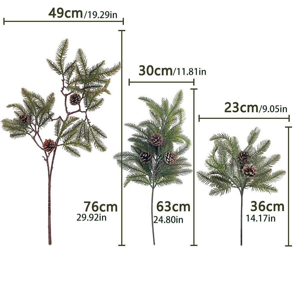 3 Buah Buket Jarum Pinus Buata - Christmas Wreath Fake ulasan dan harga