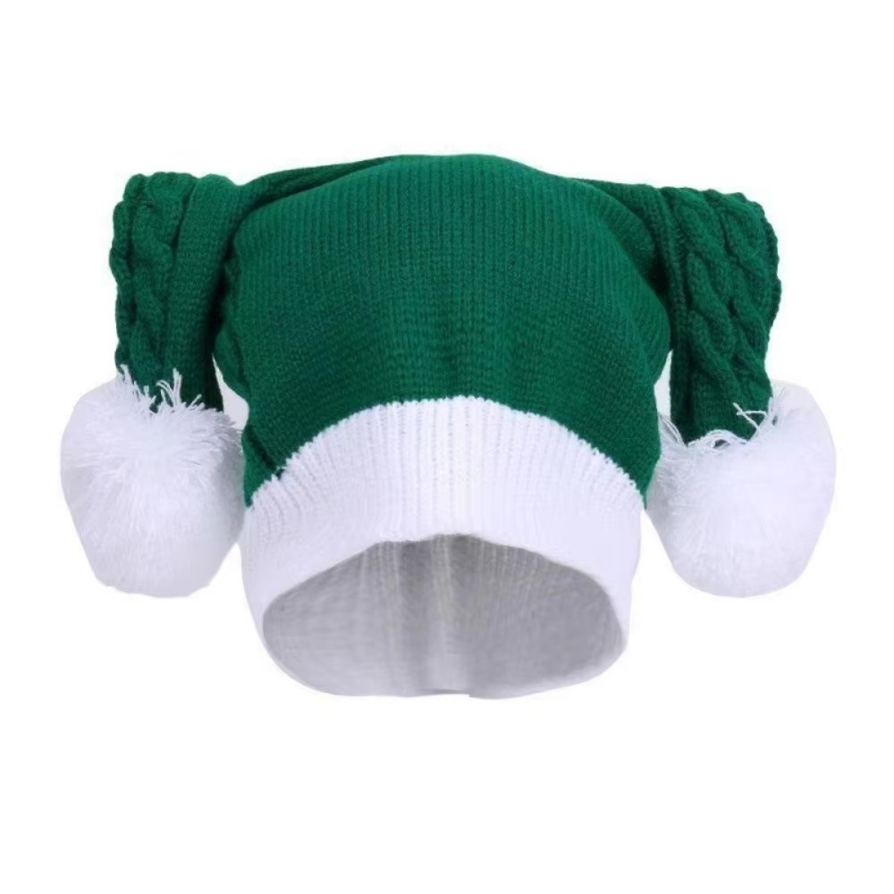 Topi Natal Rajutan Lucu, Topi  - Santa Hat Plush ulasan dan harga