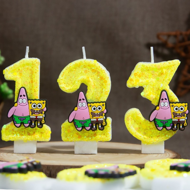 Lilin Kue Angka Digital Sponge - Holiday Candle Set ulasan dan harga