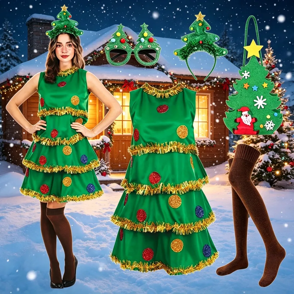 Kostum Natal Elf Lucu Warna Hi - Elf Costume Christmas ulasan dan harga