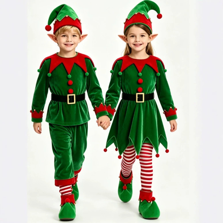 Kostum Natal Anak Laki-laki da - Elf Costume Christmas ulasan dan harga