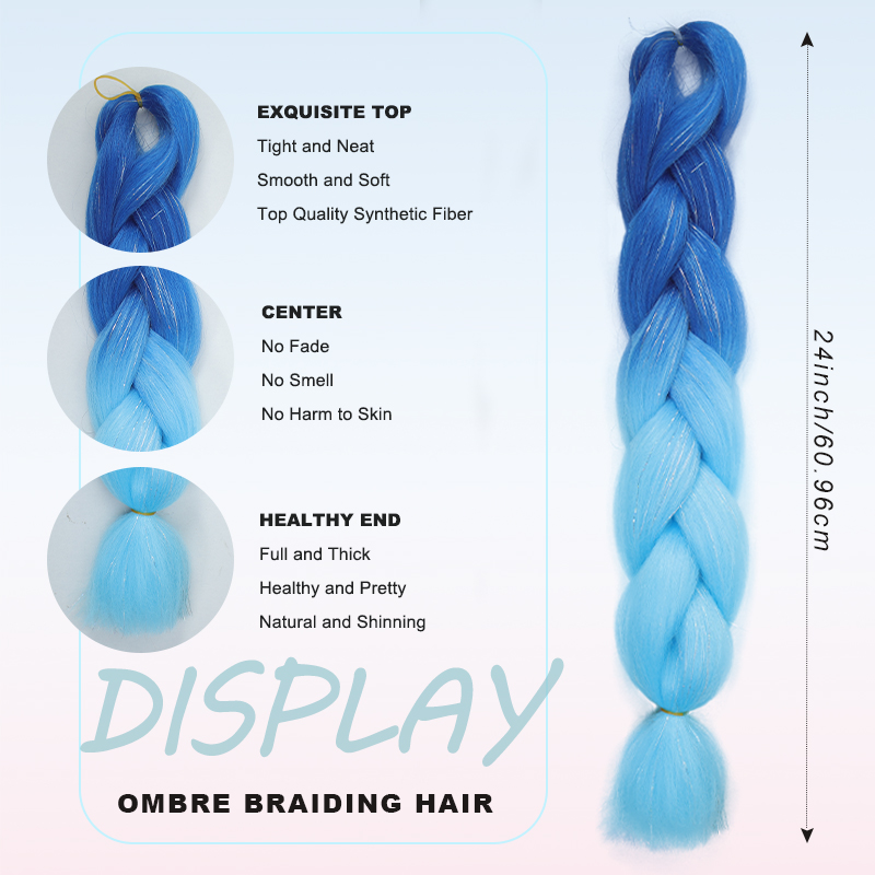 Rambut Kepang Jumbo Pelangi Be - Tinsel Garland Decoration ulasan dan harga
