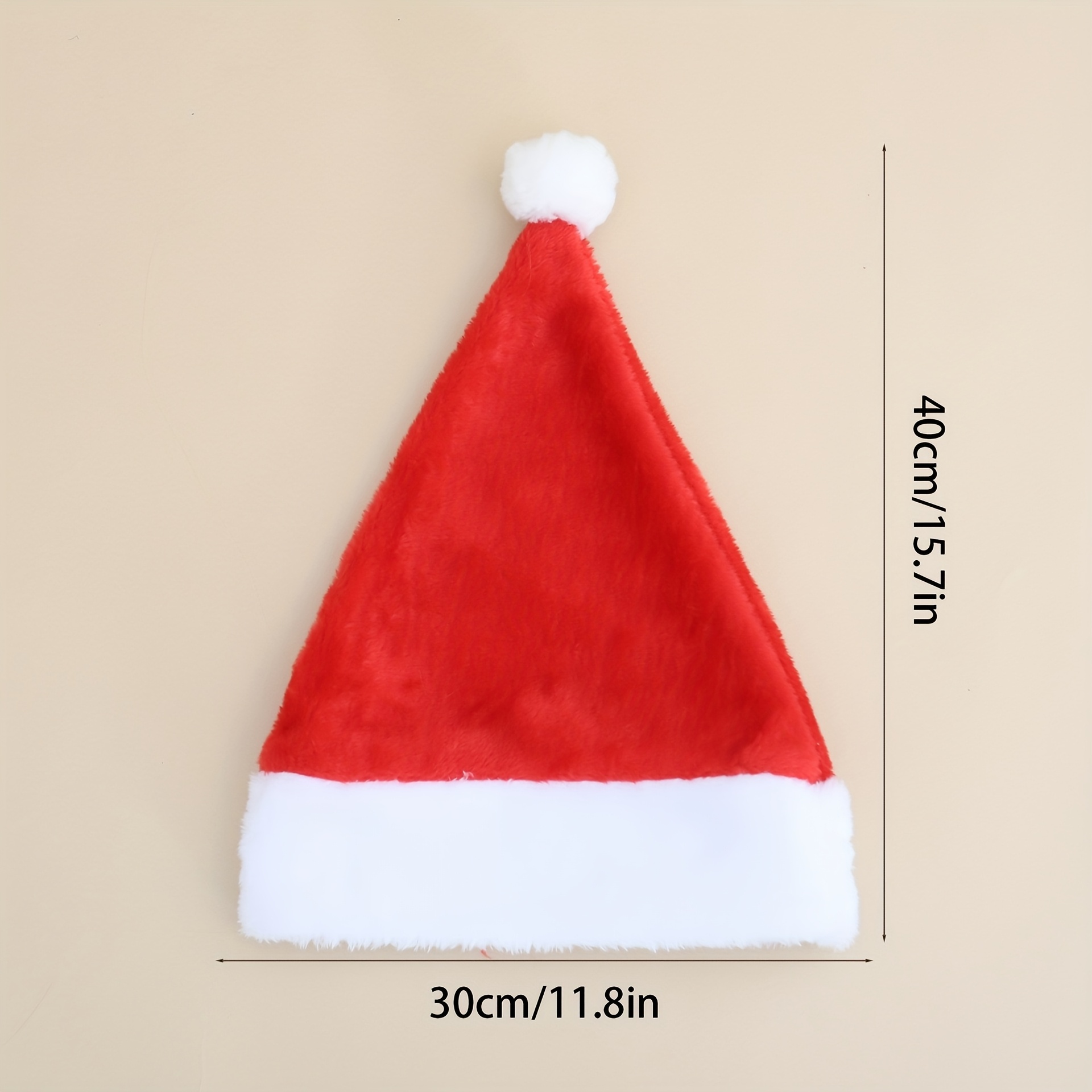 Topi Santa Natal yang Diperson - Santa Hat Plush ulasan dan harga